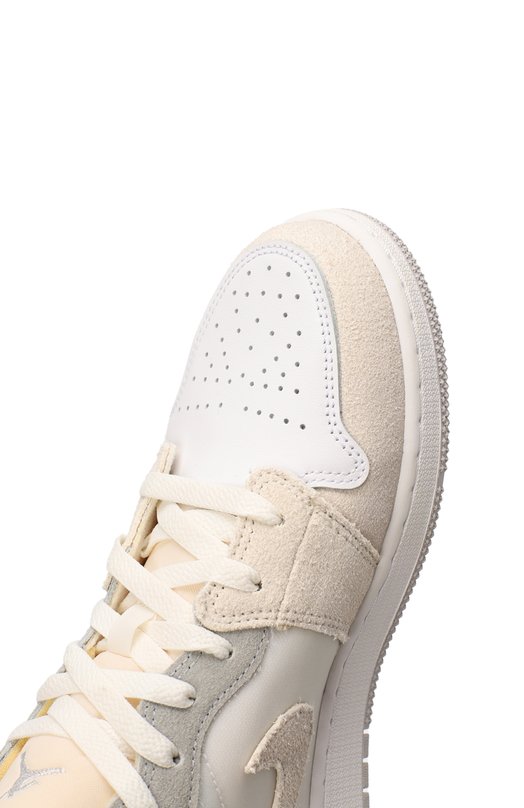 Кеды Air Jordan 1 Low Inside Out Cream White Light Grey | Nike | Разноцветный - 8