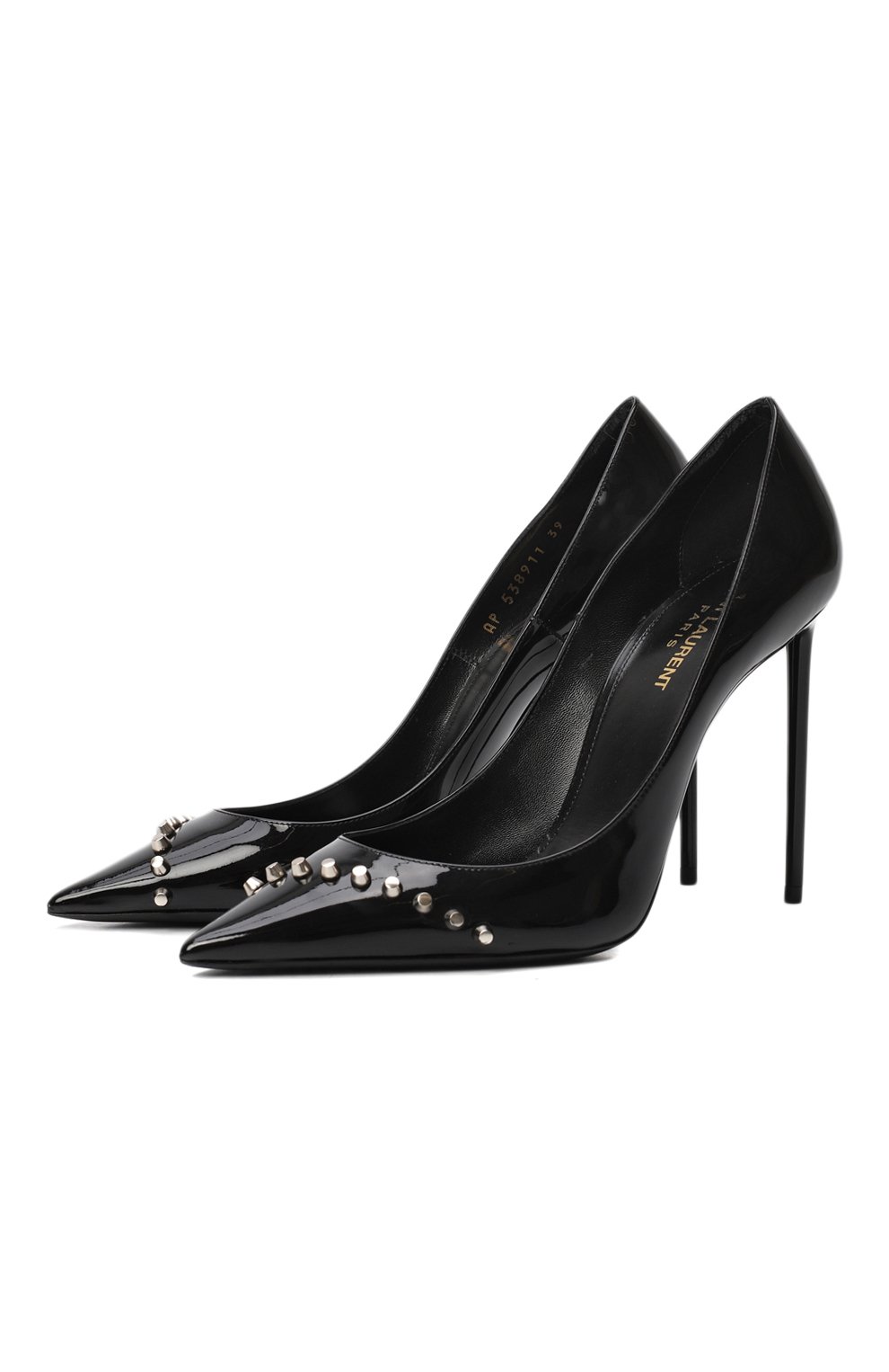 Туфли Saint Laurent, цвет Чёрный купить на ресейл-платформе TSUM ...