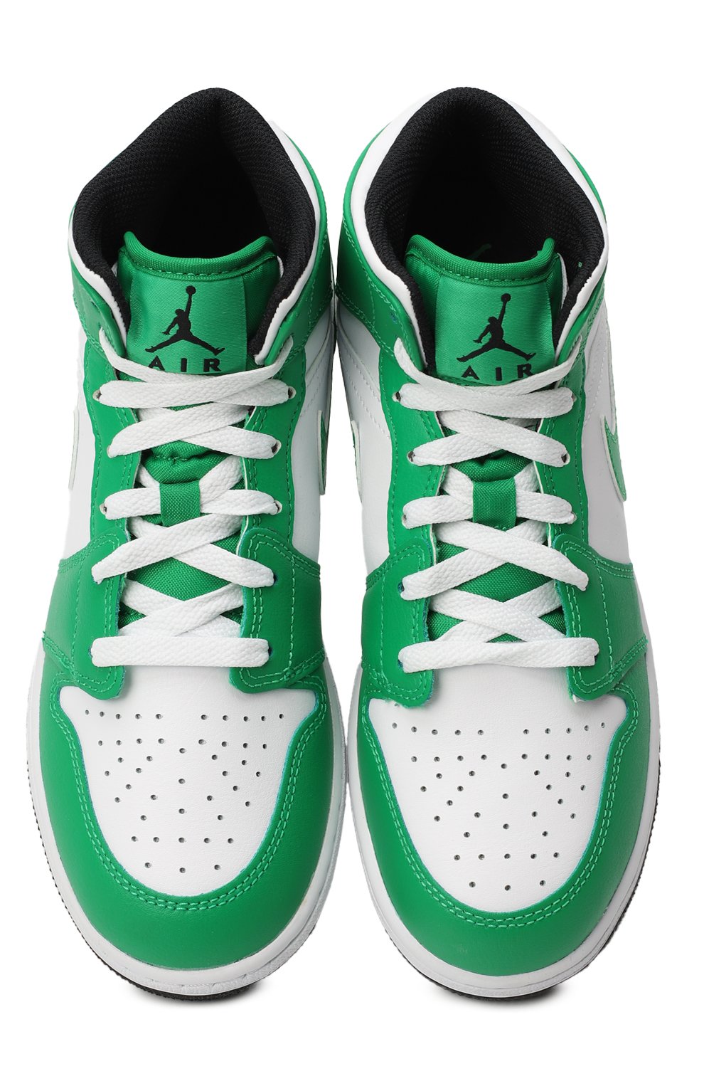 Кеды Air Jordan 1 Mid 'Lucky Green' | Nike | Зелёный - 2