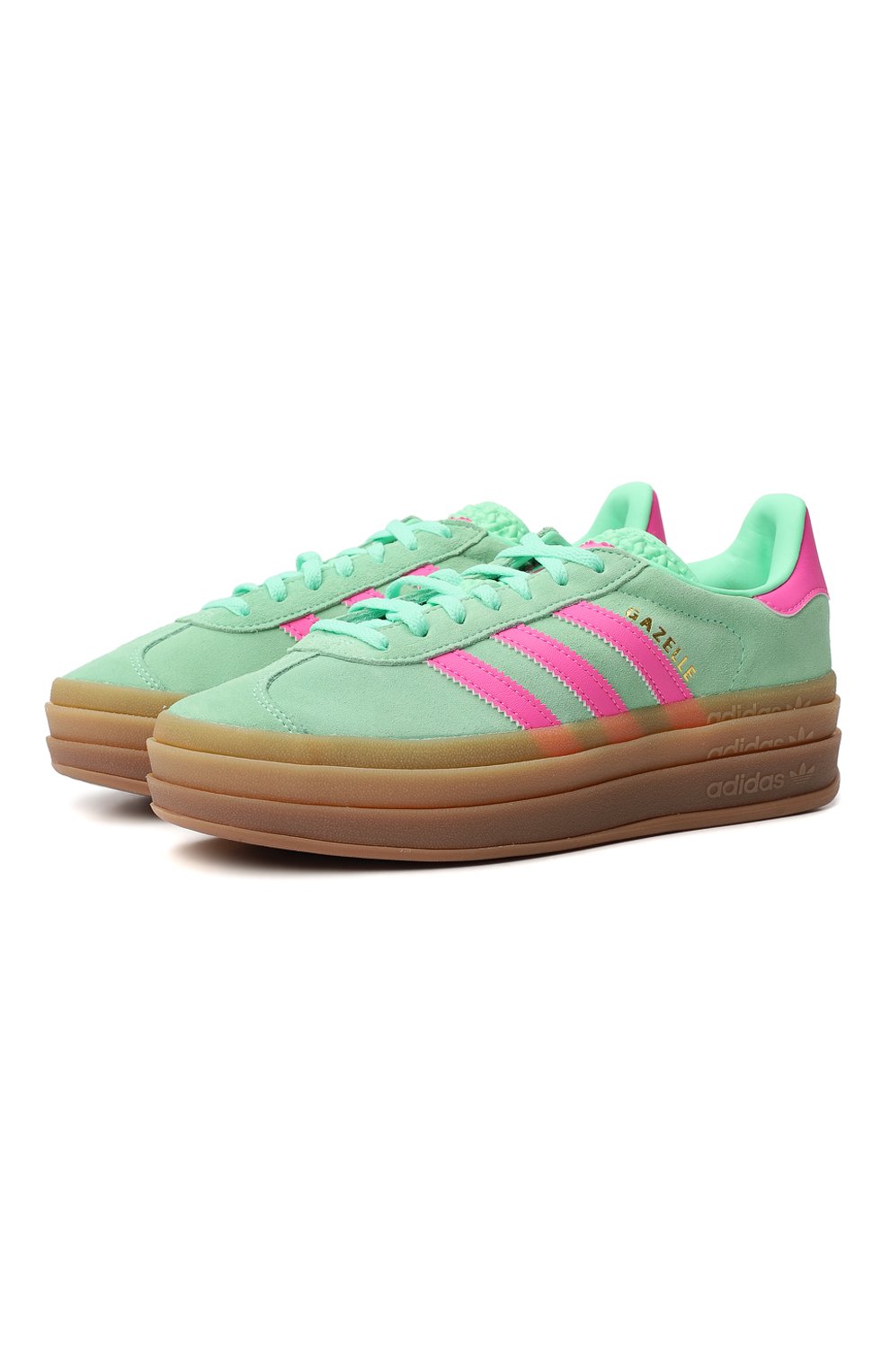 Кеды Gazelle Bold Pulse Mint Pink | adidas | Зелёный - 1