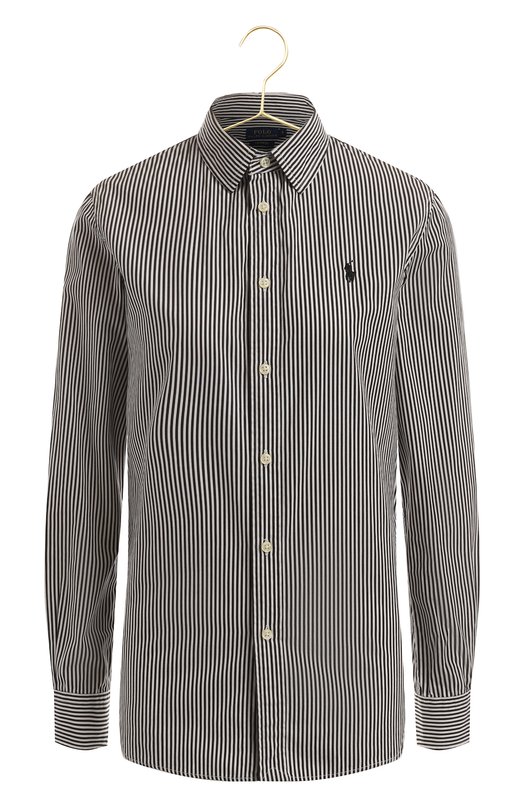 Хлопковая рубашка | Polo Ralph Lauren | Чёрно-белый - 1