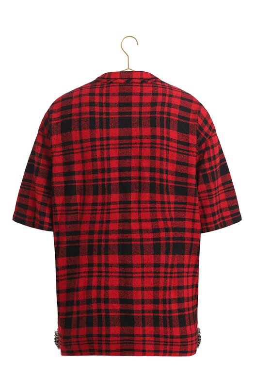 Рубашка из хлопка и льна | N21 | Красный - 2