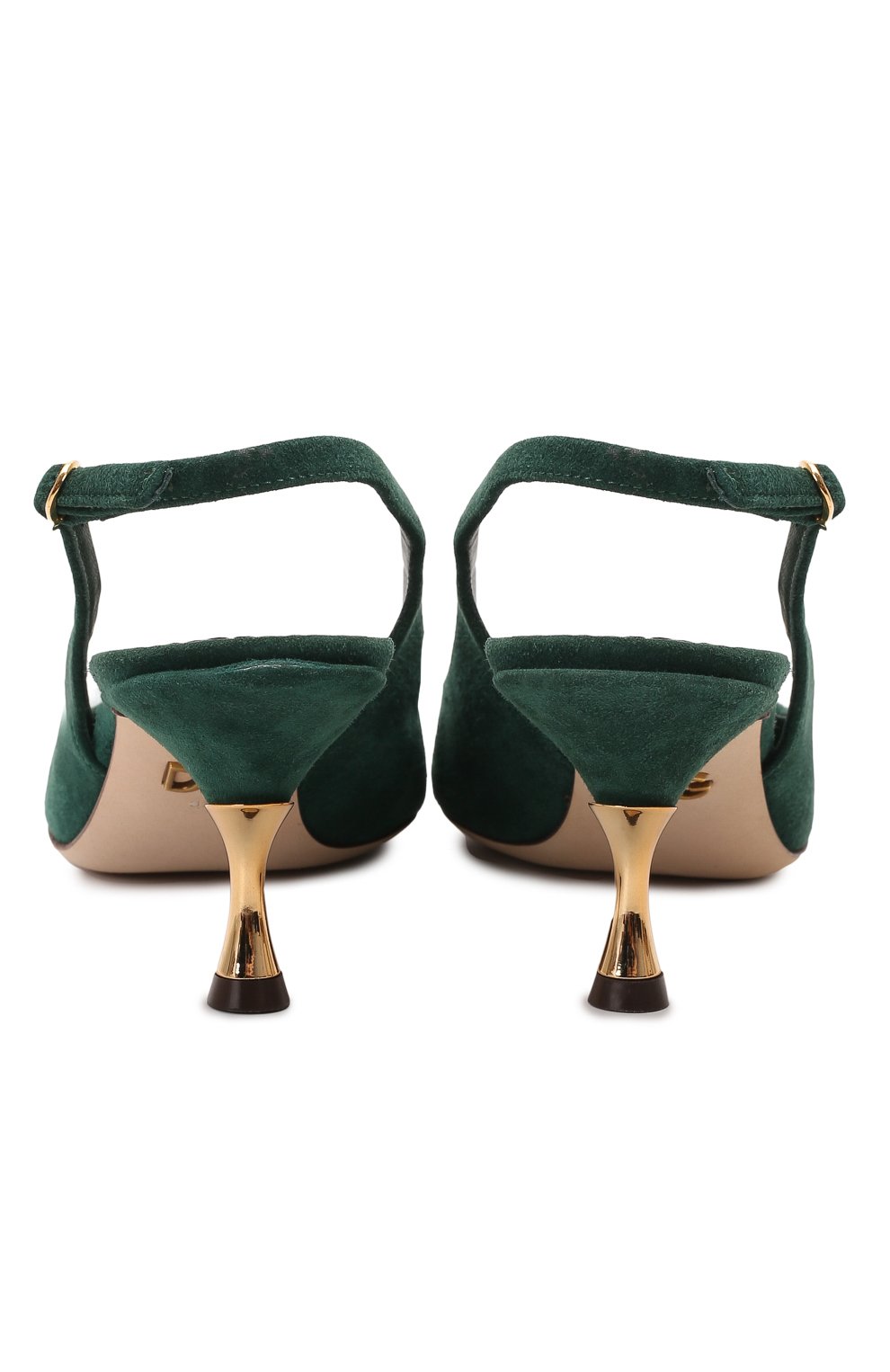 Замшевые туфли Cardinale | Dolce & Gabbana | Зелёный - 3