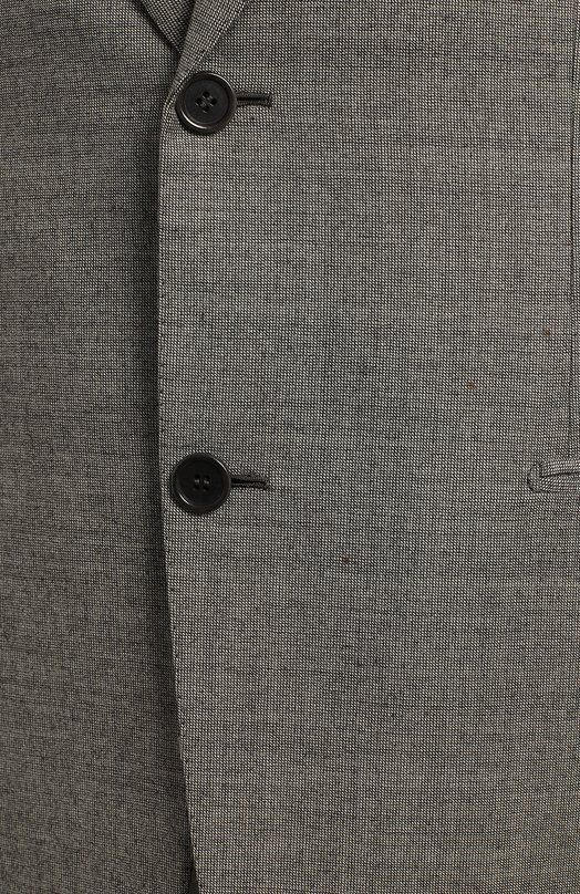 Шерстяной пиджак | Brioni | Серый - 3