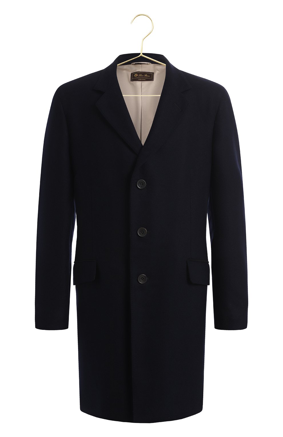 Шерстяное пальто | Loro Piana | Синий - 1