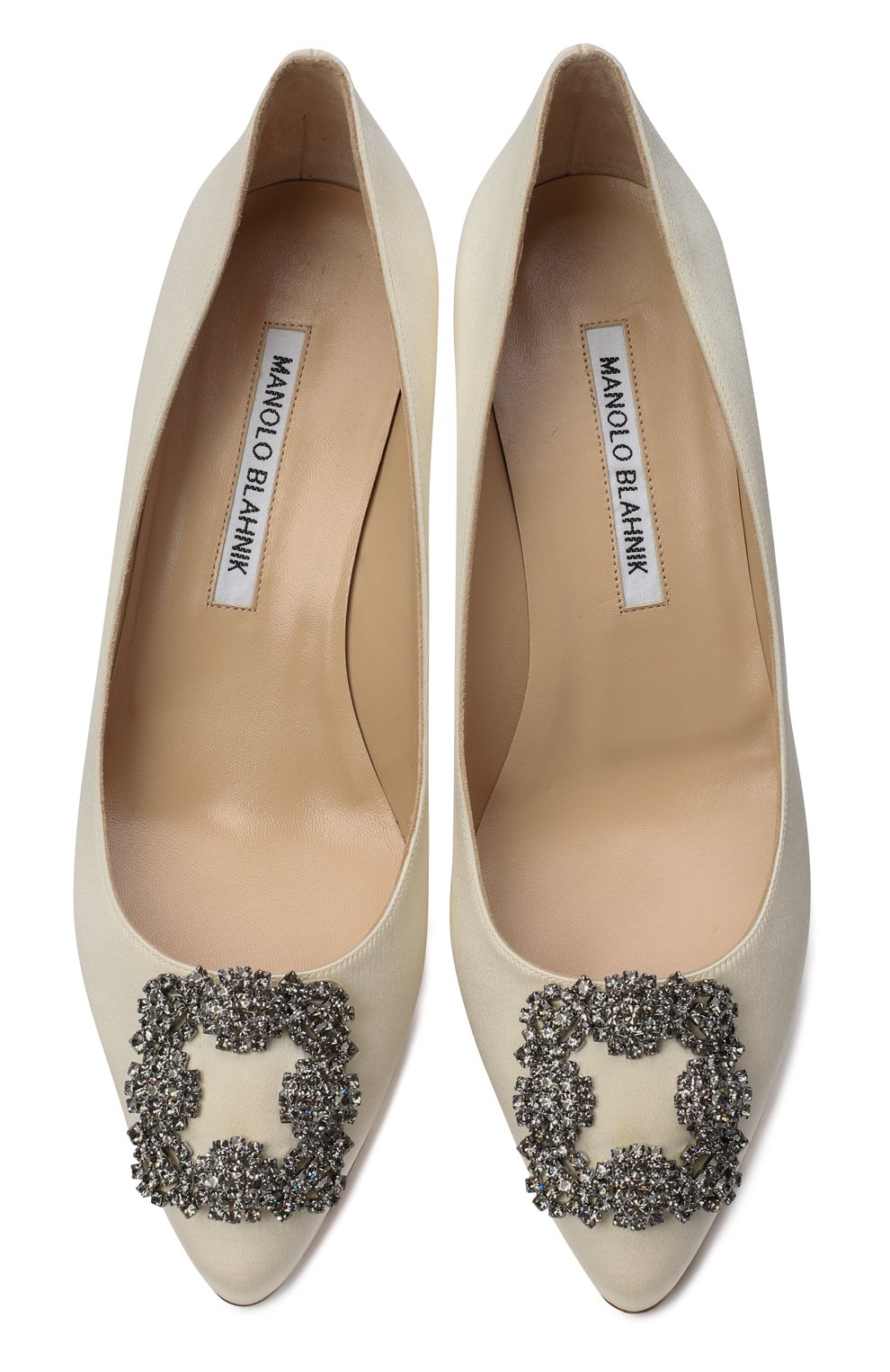 Туфли Manolo Blahnik, цвет Белый купить на ресейл-платформе TSUM ...