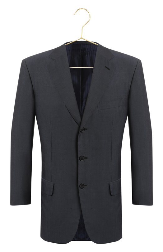 Пиджак из шерсти и шелка | Brioni | Серый - 1