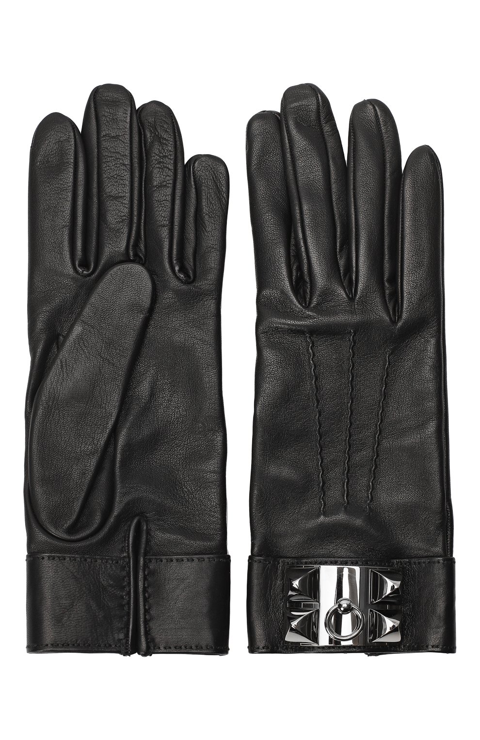 Кожаные перчатки | Hermes | Чёрный - 2