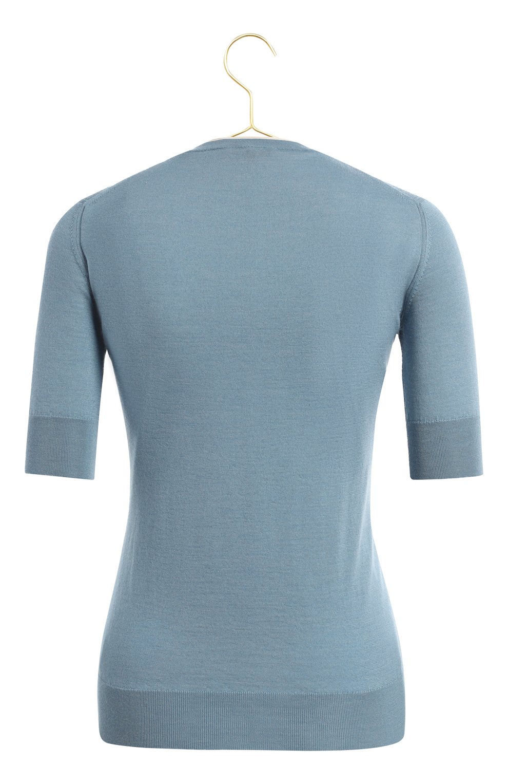 Пуловер из кашемира и шелка | Loro Piana | Голубой - 2