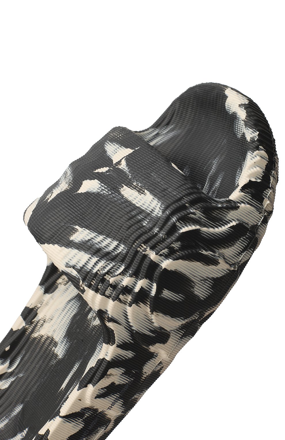 Шлепанцы Adilette 22 'Carbon Aluminum' | adidas | Чёрно-белый - 8