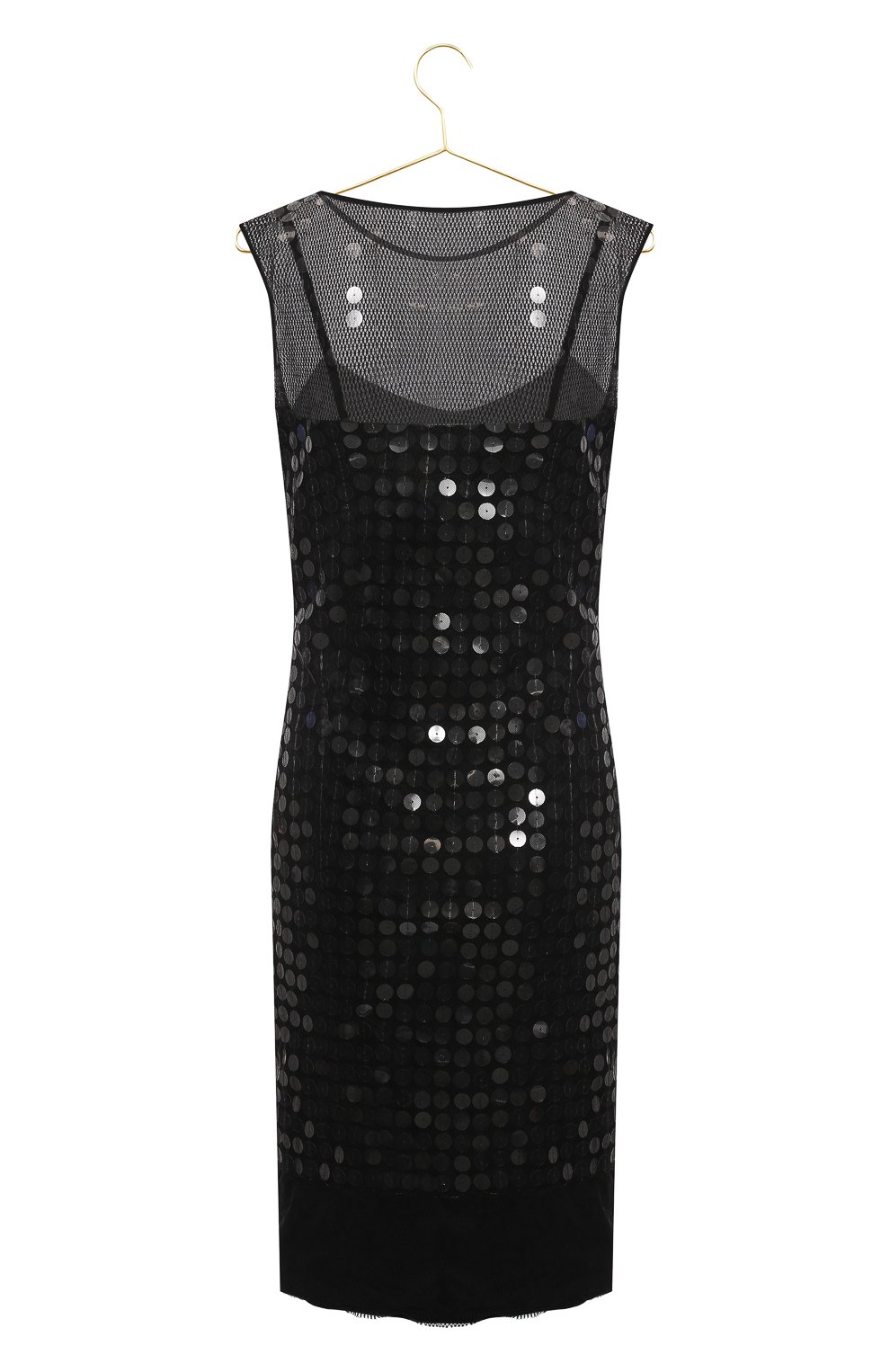 Платье с отделкой пайетками | Maison Margiela | Чёрный - 2