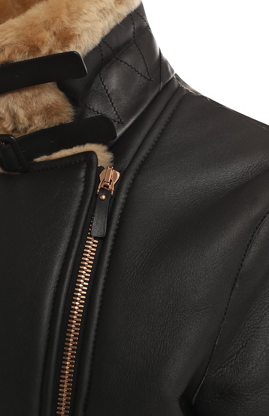 Кожаная куртка | Roberto Cavalli | Чёрный - 3