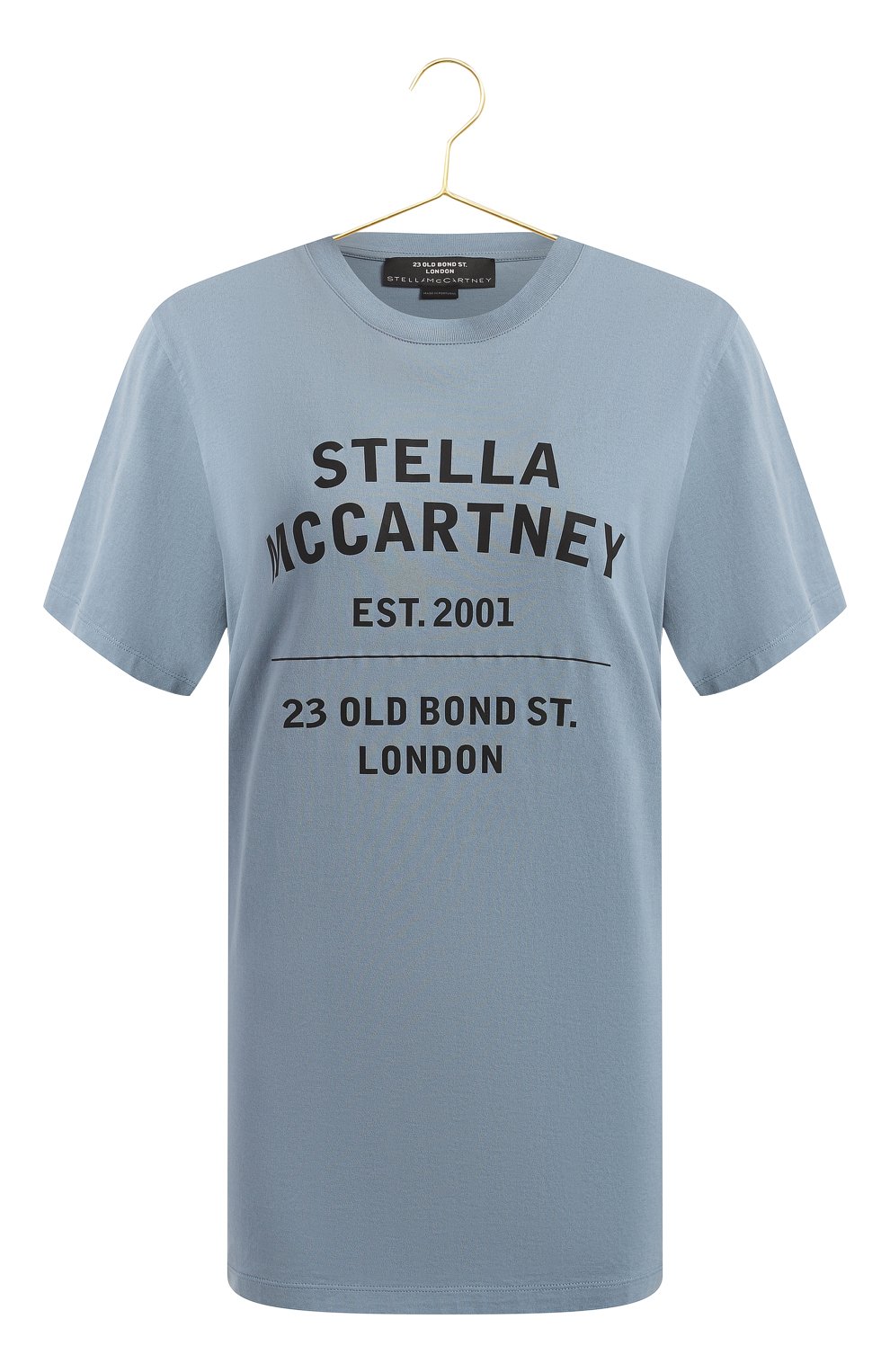 Хлопковая футболка | Stella McCartney | Голубой - 1