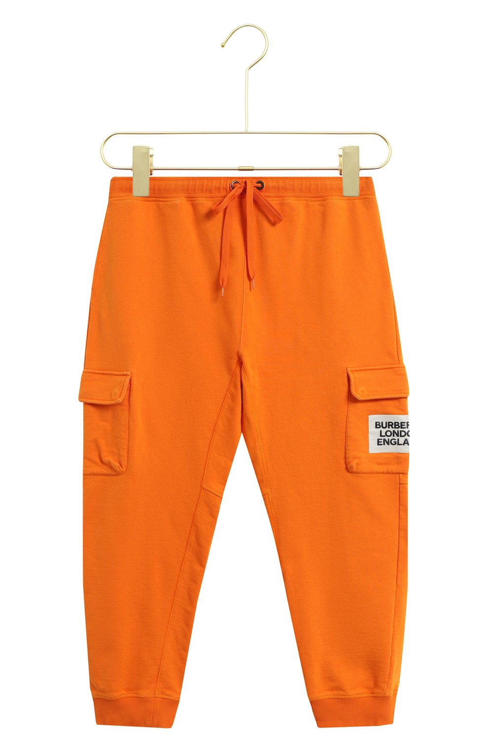 Хлопковые брюки-карго | Burberry | Оранжевый - 1