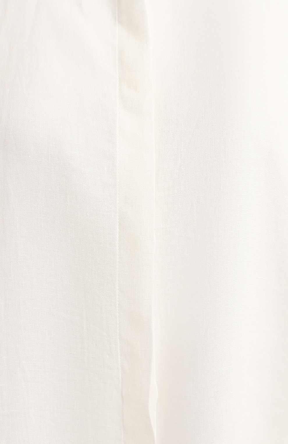 Льняная рубашка | Loro Piana | Белый - 3