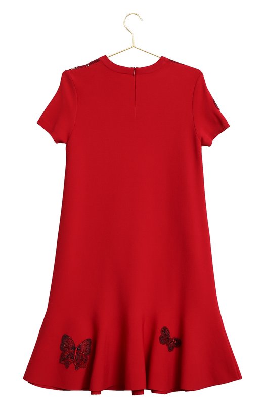 Платье из вискозы | Valentino | Красный - 2