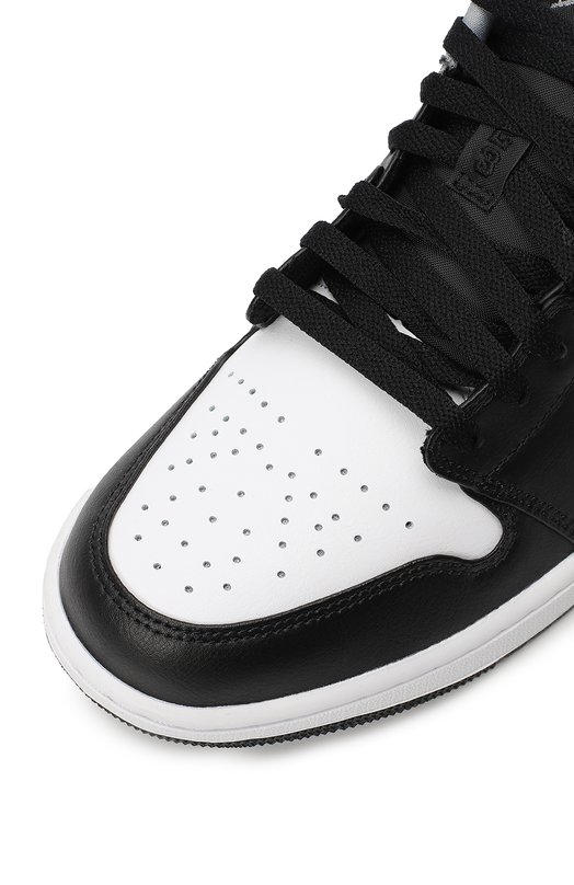 Кеды Air Jordan 1 Low "Black White Grey" | Nike | Чёрно-белый - 8