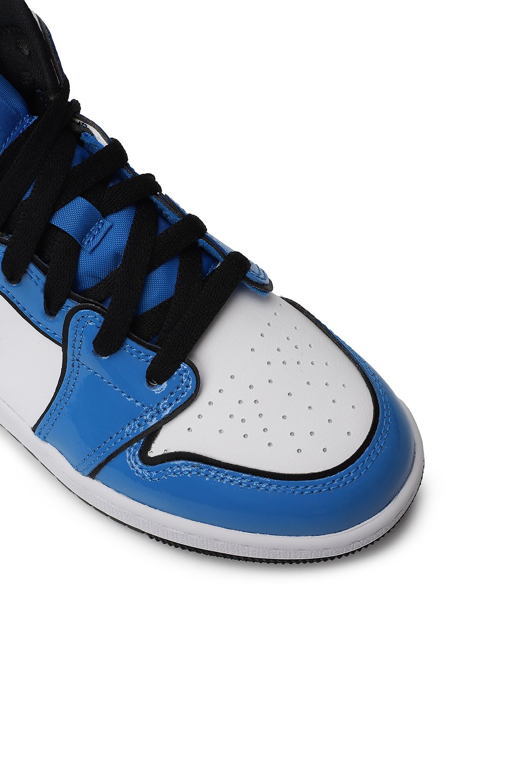 Кеды Air Jordan 1 Mid Signal Blue | Nike | Синий - 9