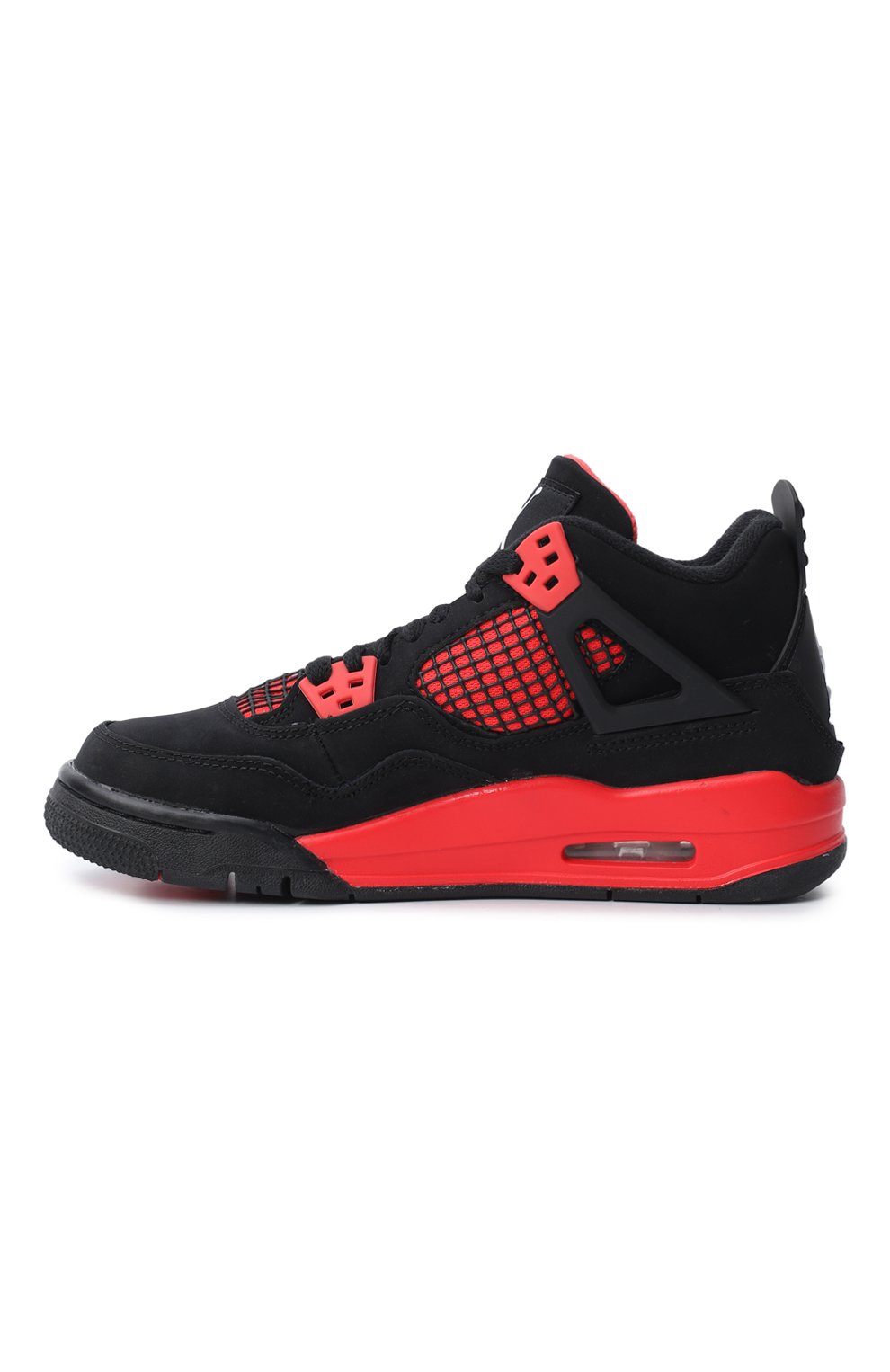 Кроссовки Air Jordan 4 Retro (GS) "Red Thunder" | Nike | Чёрный - 6