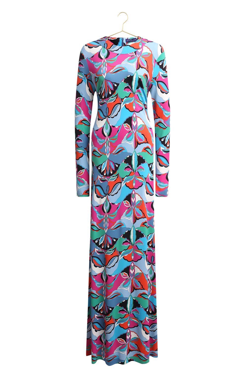 Платье из вискозы и шелка | Emilio Pucci | Разноцветный - 1