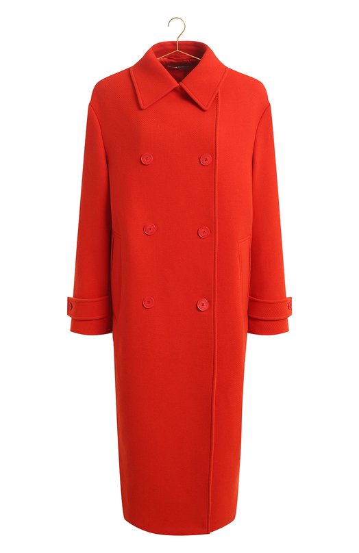 Шерстяное пальто | Stella McCartney | Оранжевый - 1