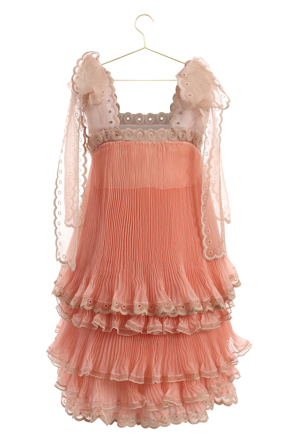 Шелковое платье | Chloe | Розовый - 2