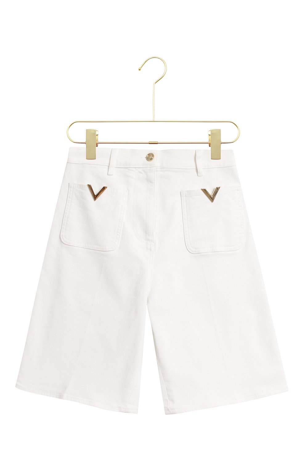 Джинсовые шорты | Valentino | Белый - 1
