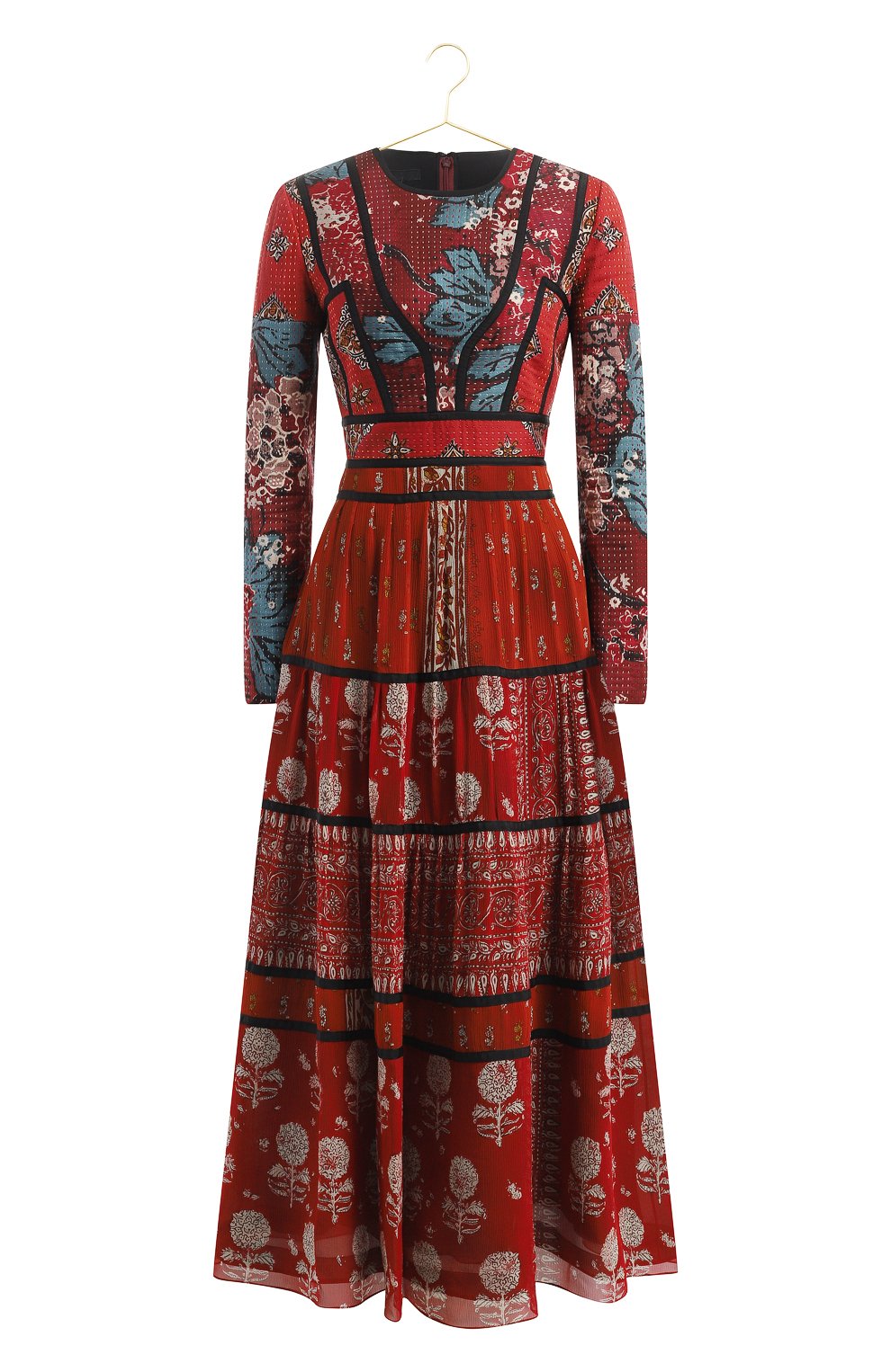 Шелковое платье | Burberry | Красный - 1