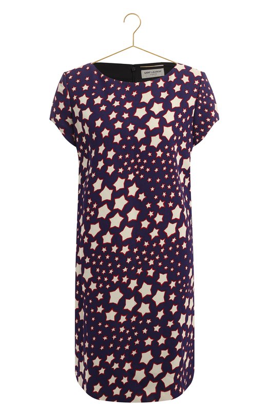 Платье из вискозы | Saint Laurent | Фиолетовый - 1
