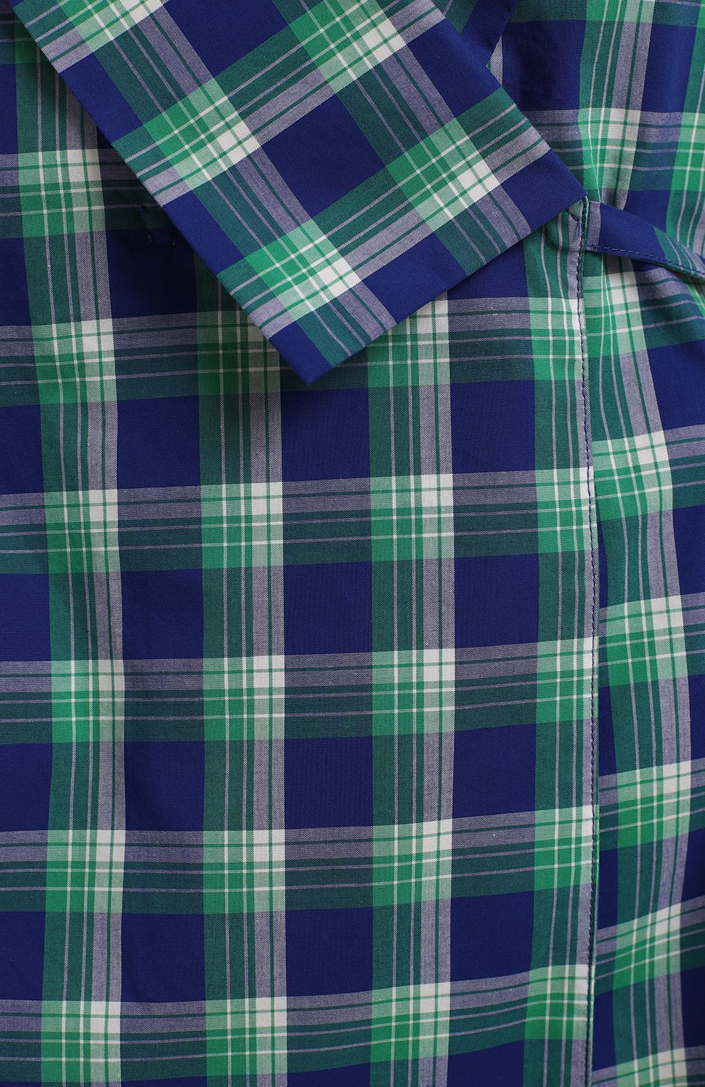 Хлопковая блузка | Stella Jean | Синий - 3