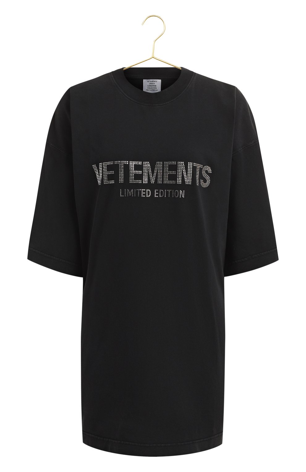 Хлопковая футболка | Vetements | Чёрный - 1