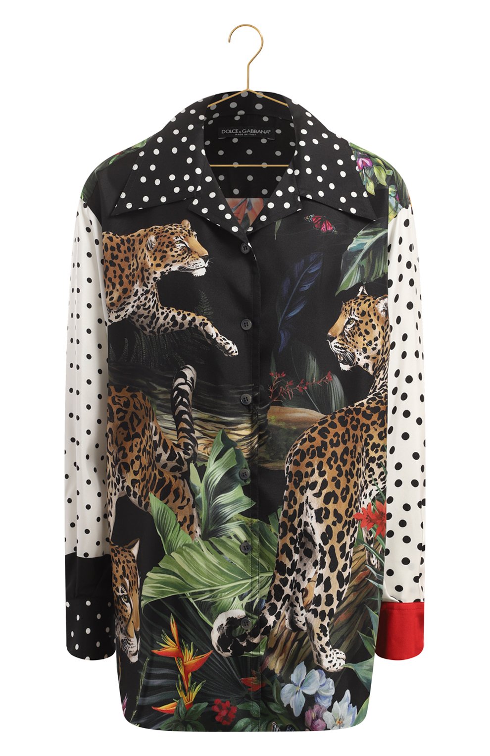 Шелковая рубашка | Dolce & Gabbana | Разноцветный - 1