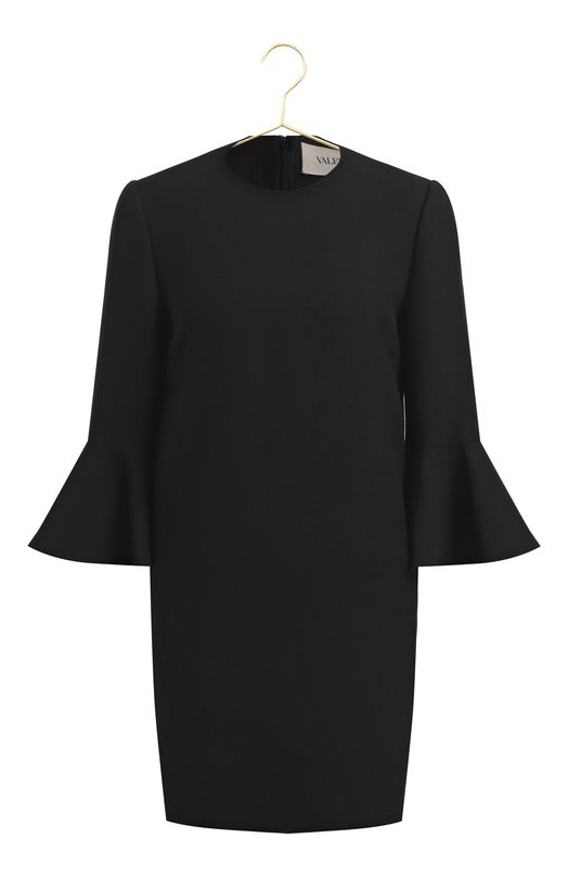 Платье из шерсти и шелка | Valentino | Чёрный - 1