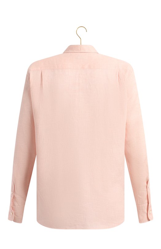 Льняная рубашка | Loro Piana | Розовый - 2
