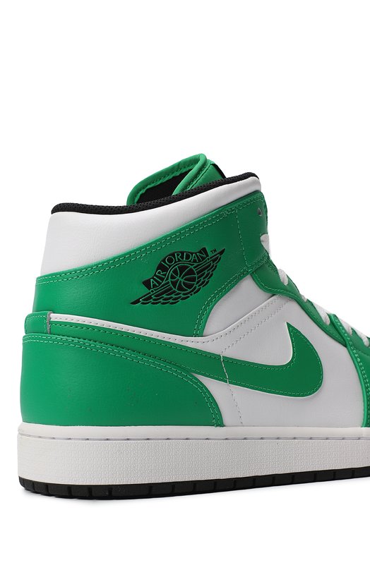 Кеды Air Jordan 1 Mid GS "Lucky Green" | Nike | Зелёный - 8
