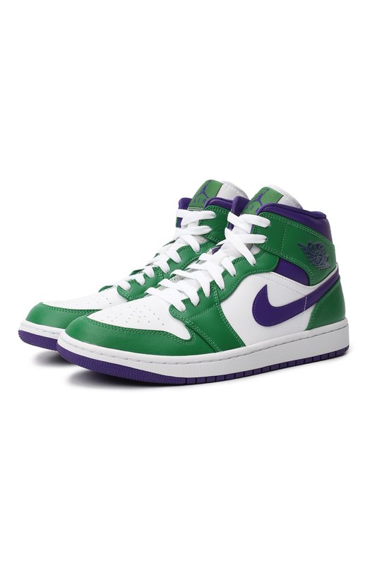 Кеды Air Jordan 1 Mid | Nike | Зелёный - 1