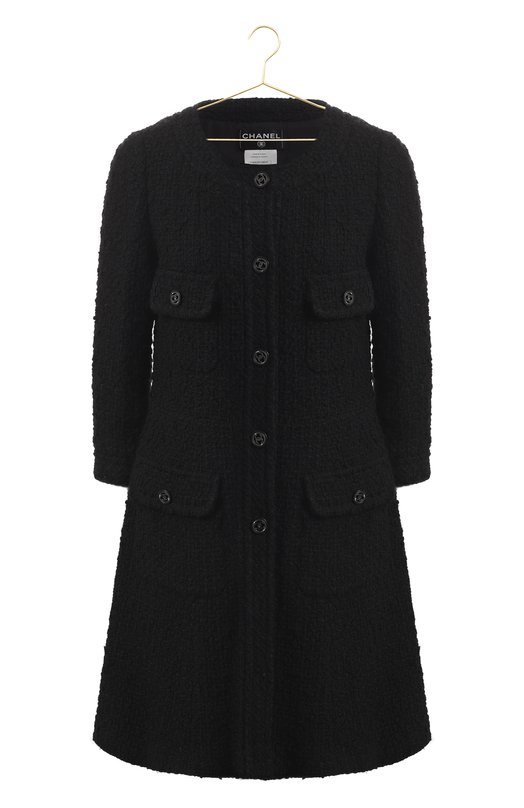 Шерстяное пальто | Chanel | Чёрный - 1
