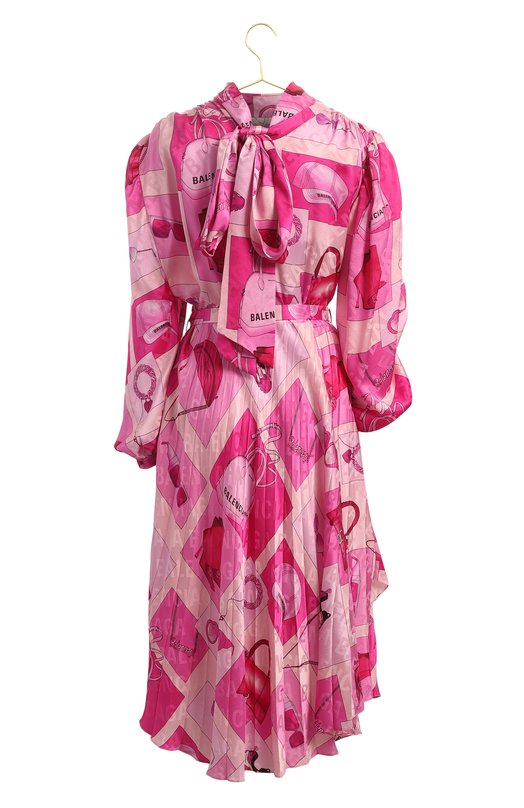 Шелковое платье | Balenciaga | Розовый - 2