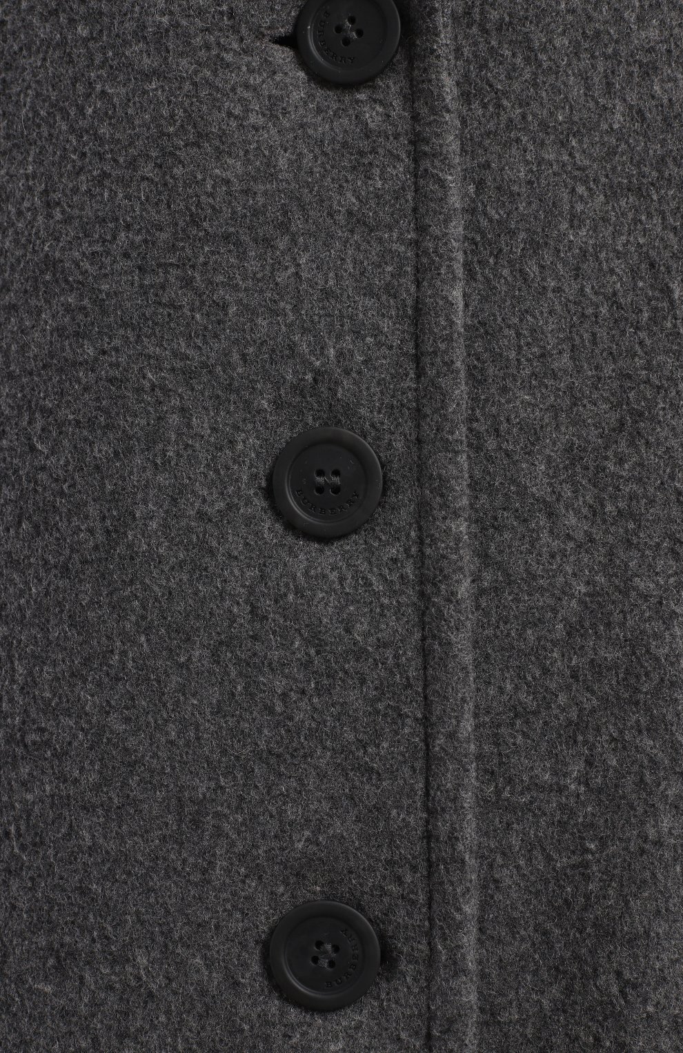 Шерстяное пальто | Burberry | Серый - 3