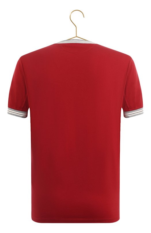 Хлопковая футболка | Brunello Cucinelli | Красный - 2