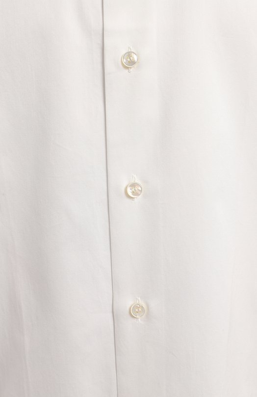 Хлопковая рубашка | Brioni | Белый - 3