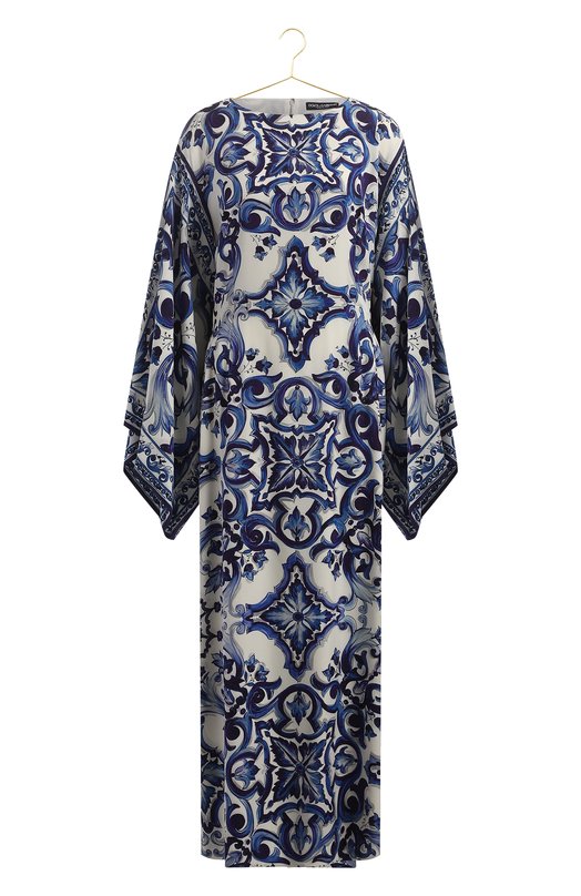 Шелковое платье | Dolce & Gabbana | Синий - 1