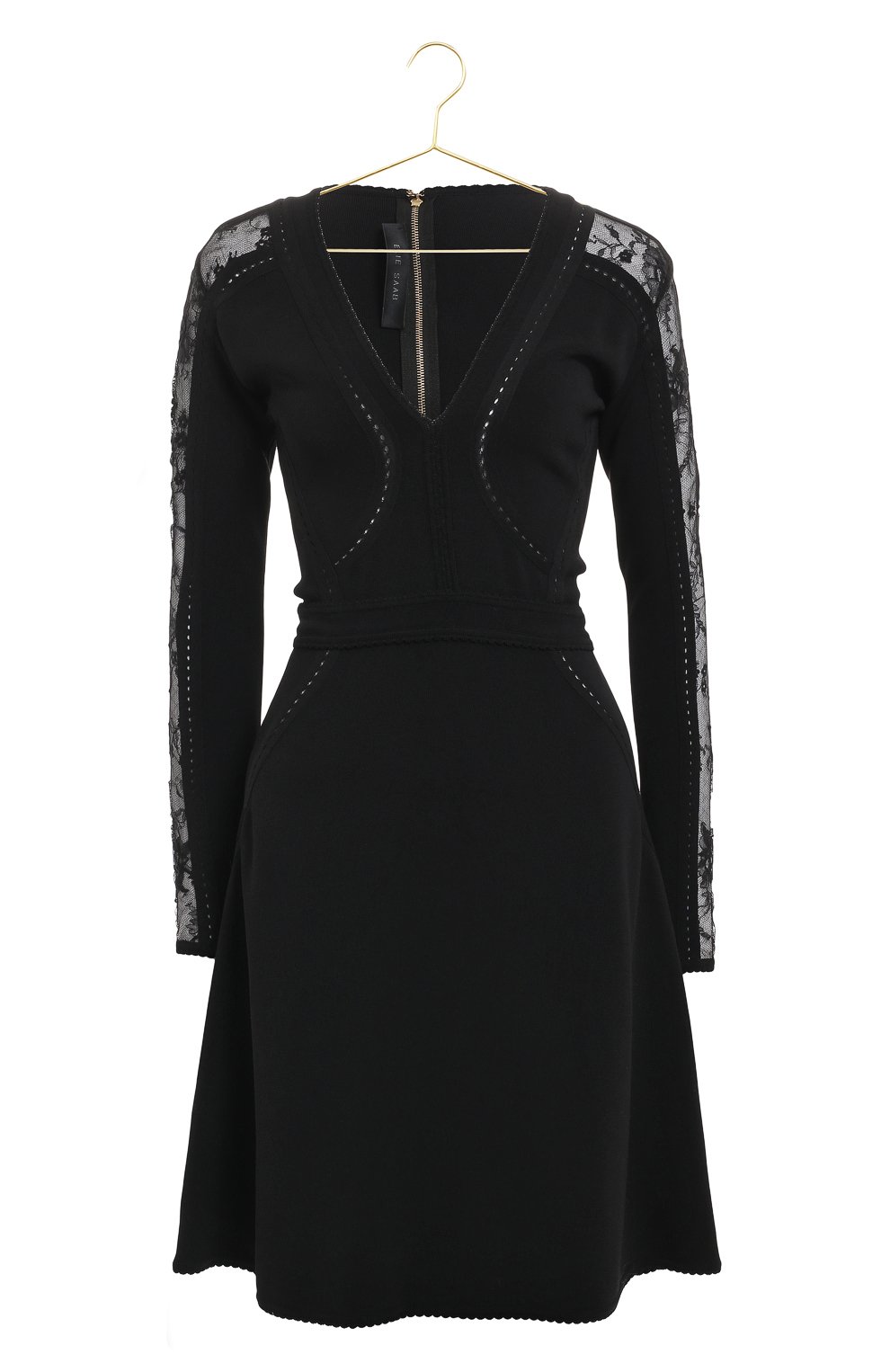 Платье из вискозы | Elie Saab | Чёрный - 1