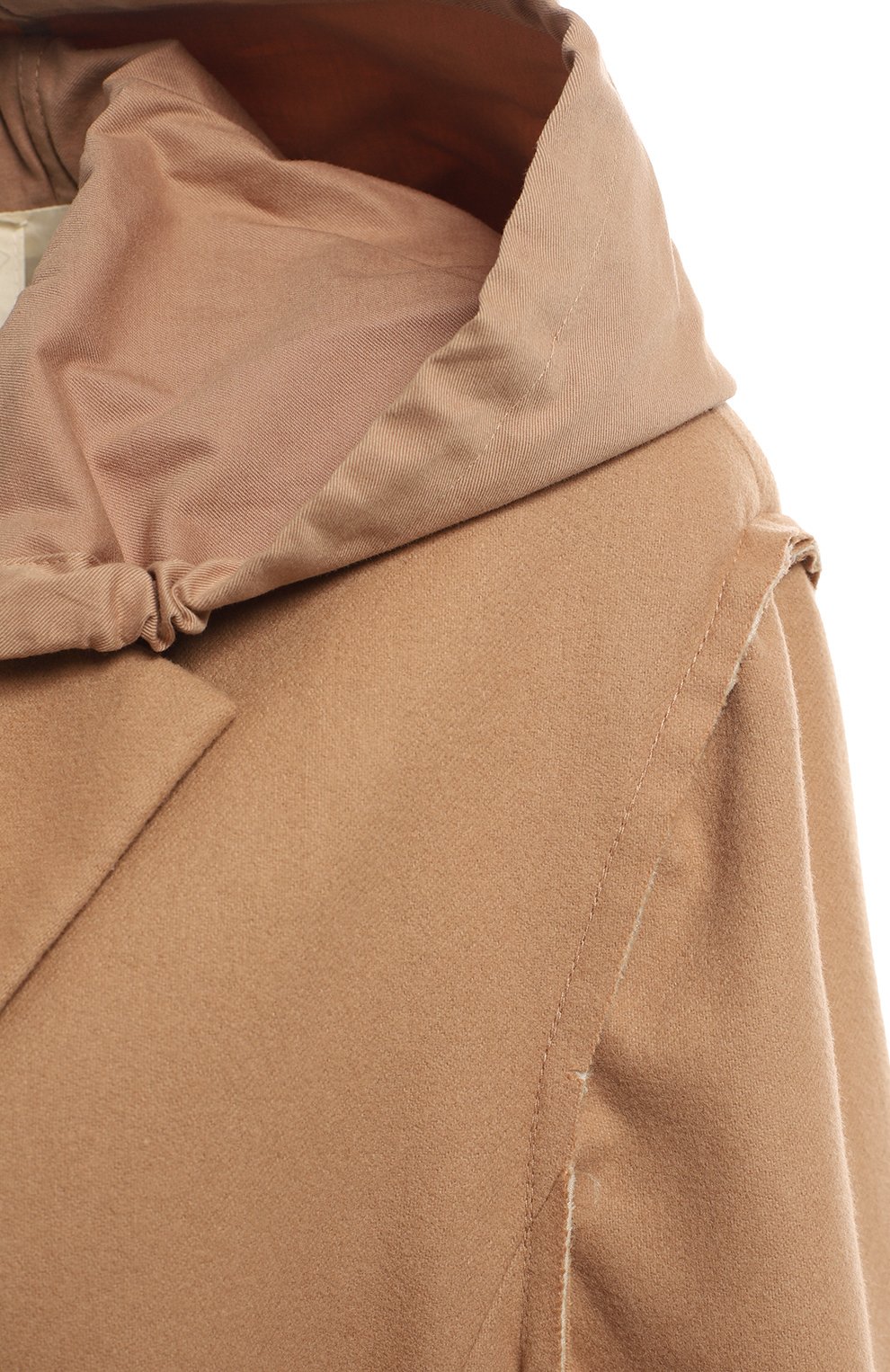 Пальто из шерсти и кашемира | Ruban | Бежевый - 4