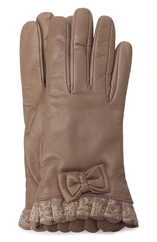 Кожаные перчатки | Valentino | Бежевый - 1